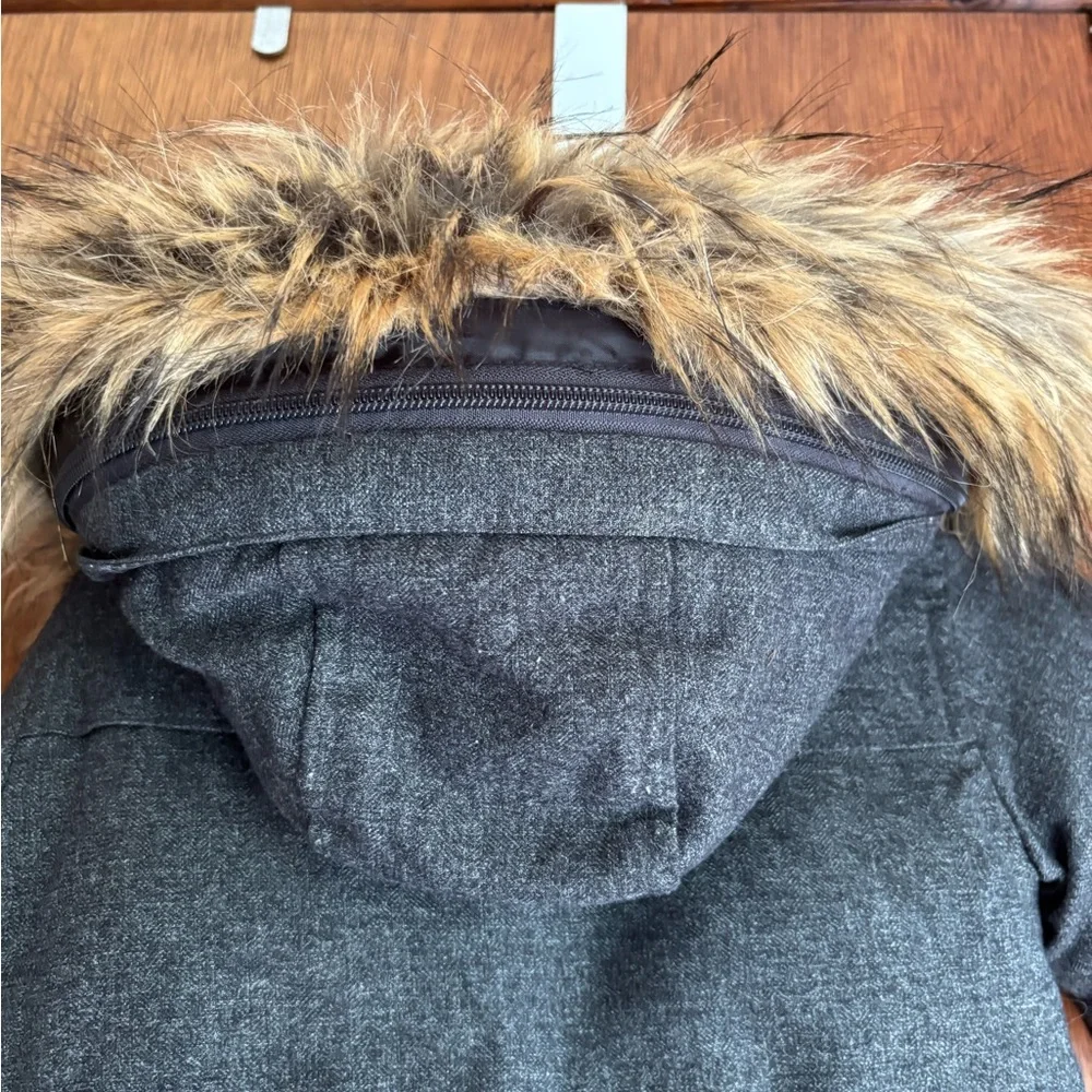 Appaman dark grey Jacket with Cream Lining size 2T preowned - Picture 4 of 13